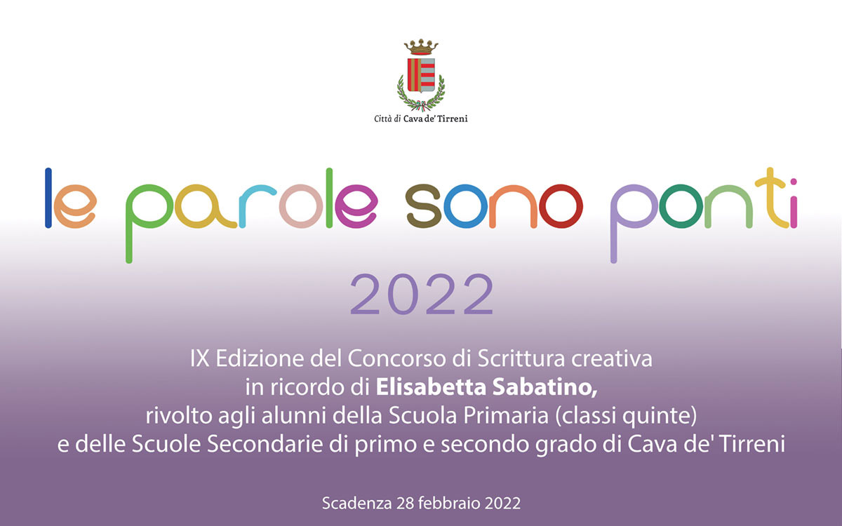 avviso le parole sono ponti 2022